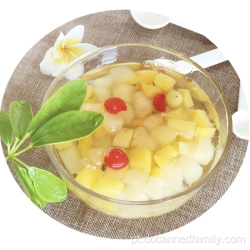 coquetel de frutas em lata em calda light